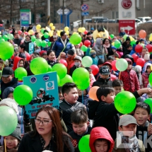 "Just a moment" - 800 children's demonstration