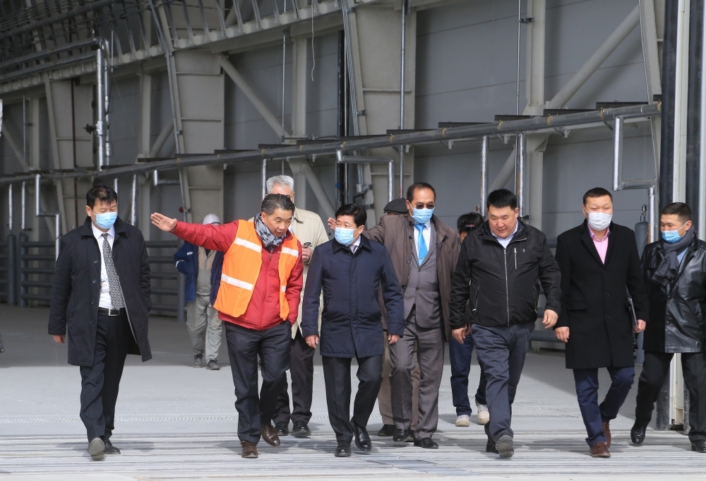 MINISTER MR. ENKH-AMGALAN BYAMBASUREN VISITS NEW ULAANBAATAR INTERNATIONAL AIRPORT