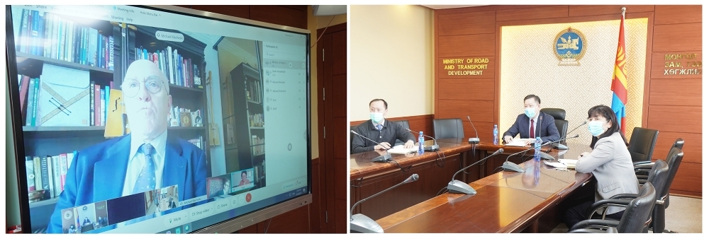 Minister L.Khaltar and US Ambassador Michael Klecheski held an online meeting