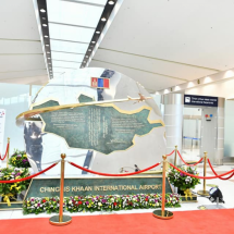 The new Chinggis Khaan International Airport officially opens