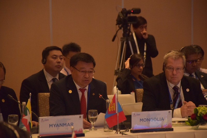 REMARKS BY H.E.DANGAA GANBAT, MINISTER OF ROAD AND TRANSPORT  DEVELOPMENT OF MONGOLIA TO THE 4TH ASEM TRANSPORT MINISTERS’ MEETING