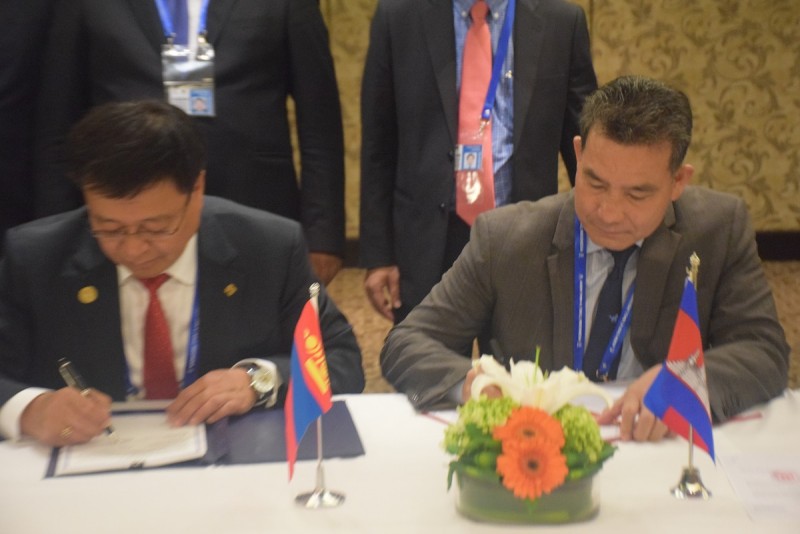 Mongolia has signed agreements on air service with the Kingdom of Cambodia